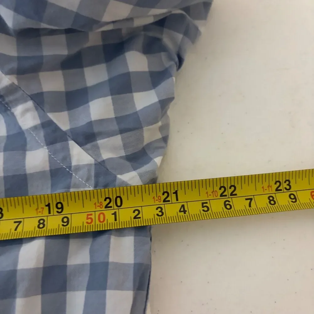 J Crew Shirt Men's Medium Plaid Button Up Cotton Collared Long Sleeve Casual